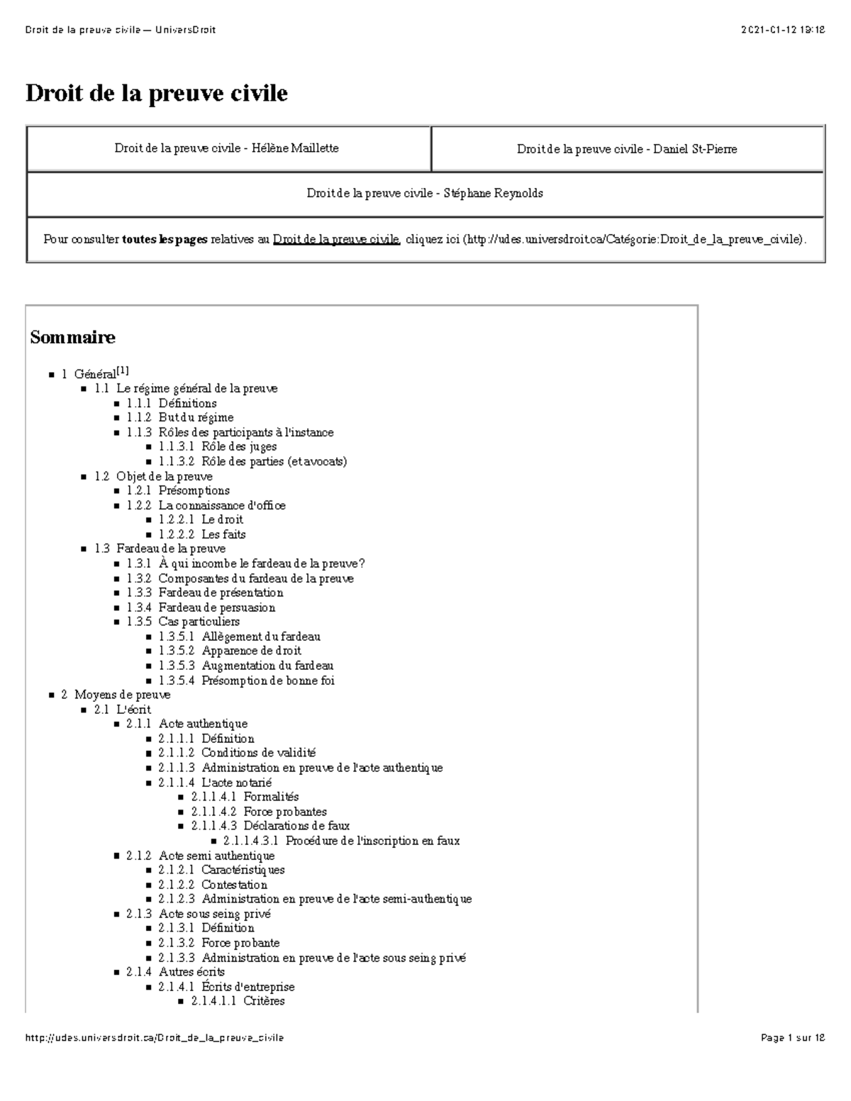 la preuve dissertation juridique