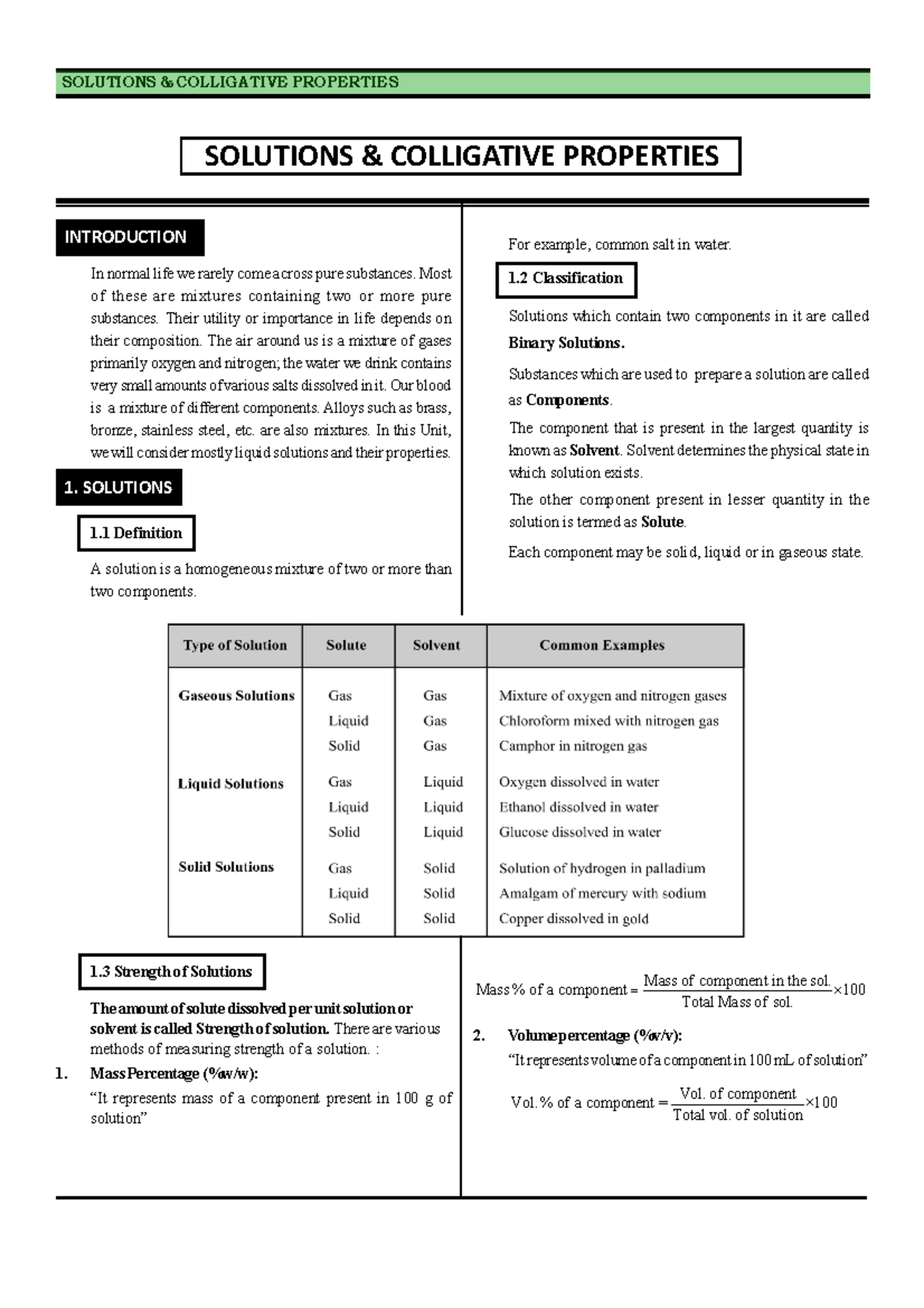 Chapter 2 solutions - INTRODUCTION In normal life we rarely come across ...