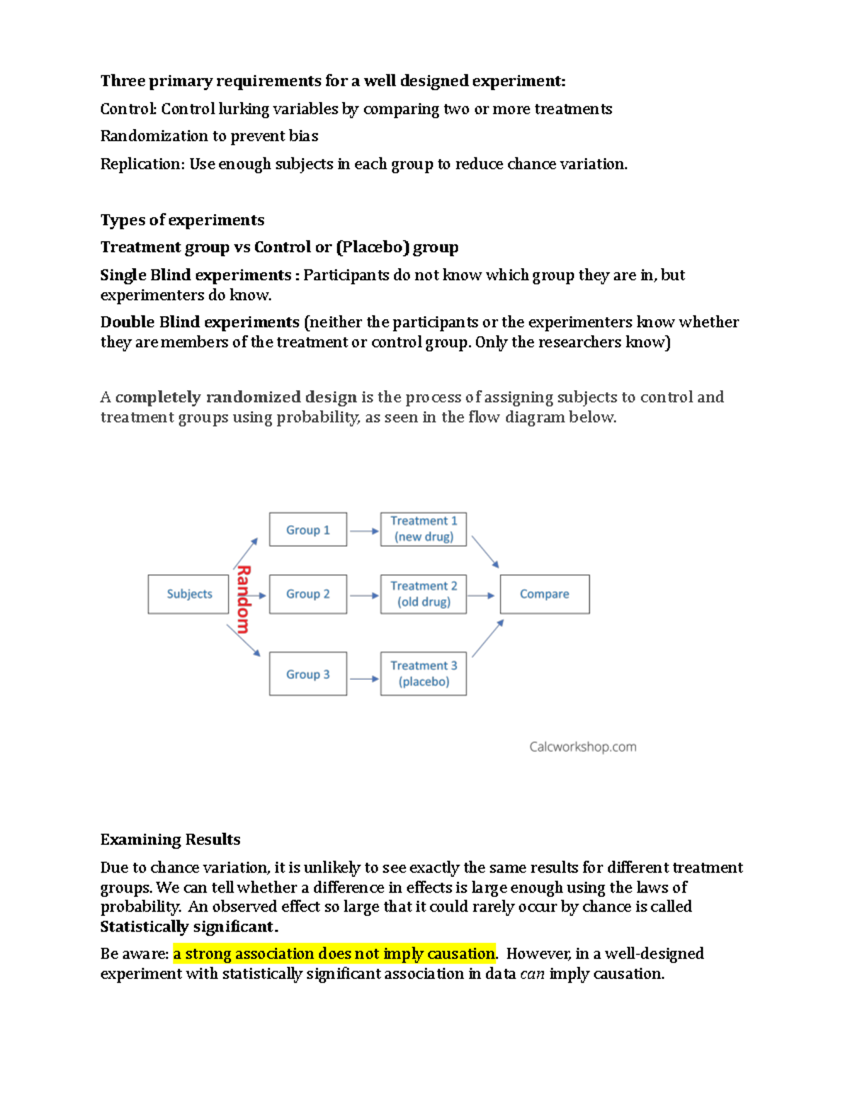 Statistical Methods Chapter 9 Notes - **Three primary requirements for ...