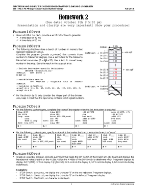Notes - Unit 10 - ECE-470/570: Microprocessor-Based System Design Fall ...