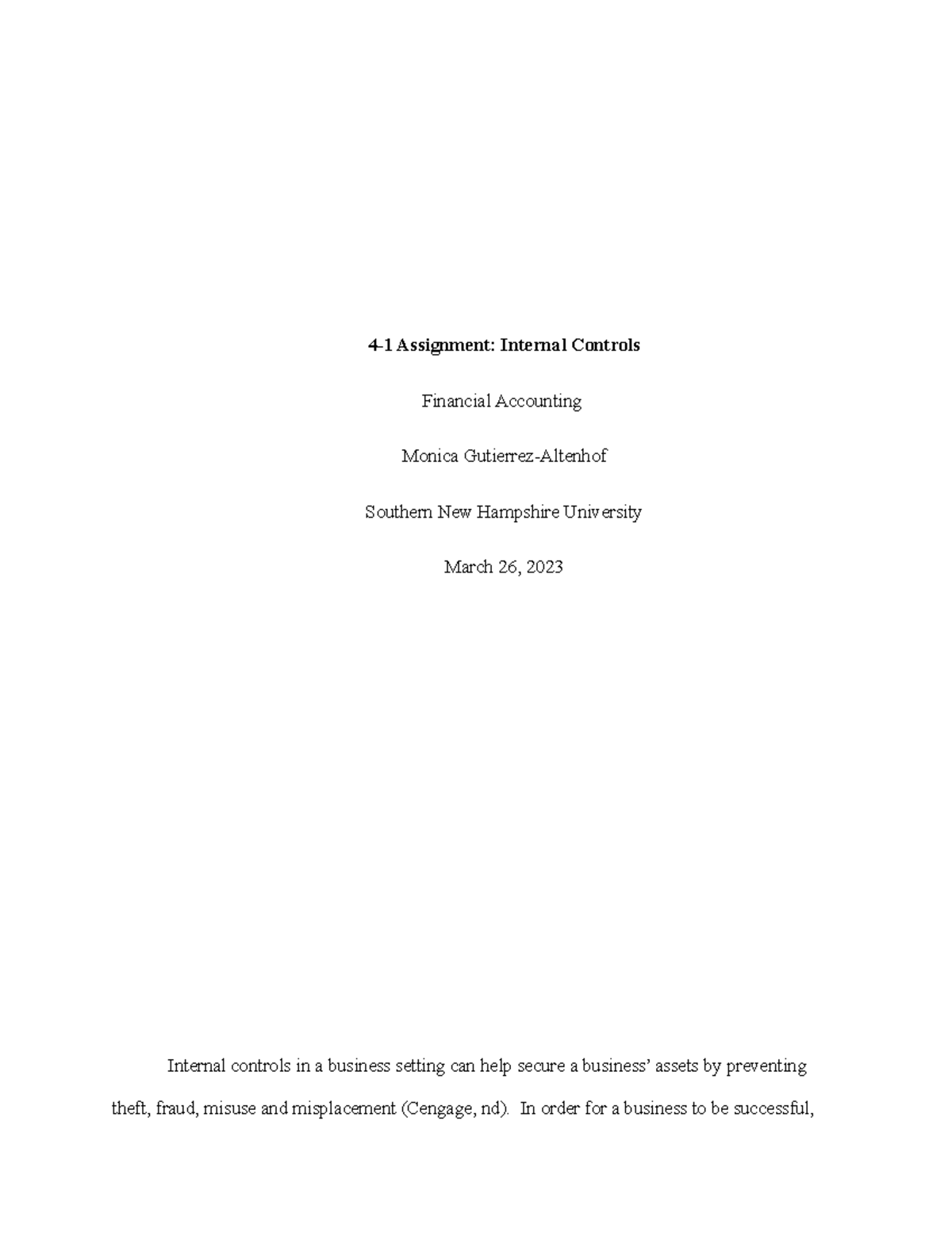 Acc 201 Module 4 Assignment Acc201 Snhu Studocu Acc 201 Module 4 Assignment Acc201 Snhu Studocu