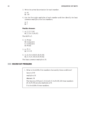 Mc Graw-Hill's Conquering SAT Math, 2nd Ed. (Mc Graw-Hill's Conquering ...
