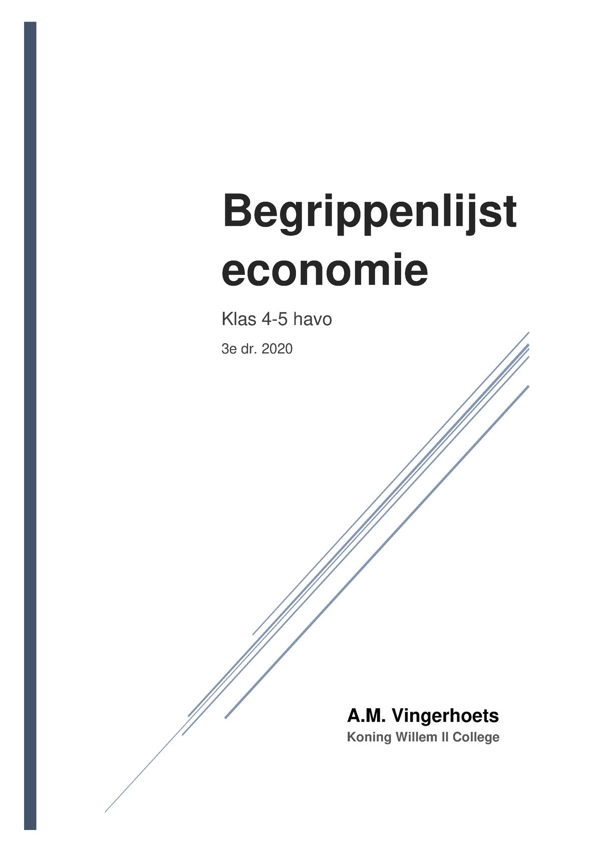 Begrippenlijst Economie Havo (klas 4-5) - 2020-2021 - Begrippenlijst ...