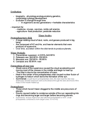 BIO 200 Lecture 24 Notes - BIO 200 LECTURE 24 NOTES The primate ...