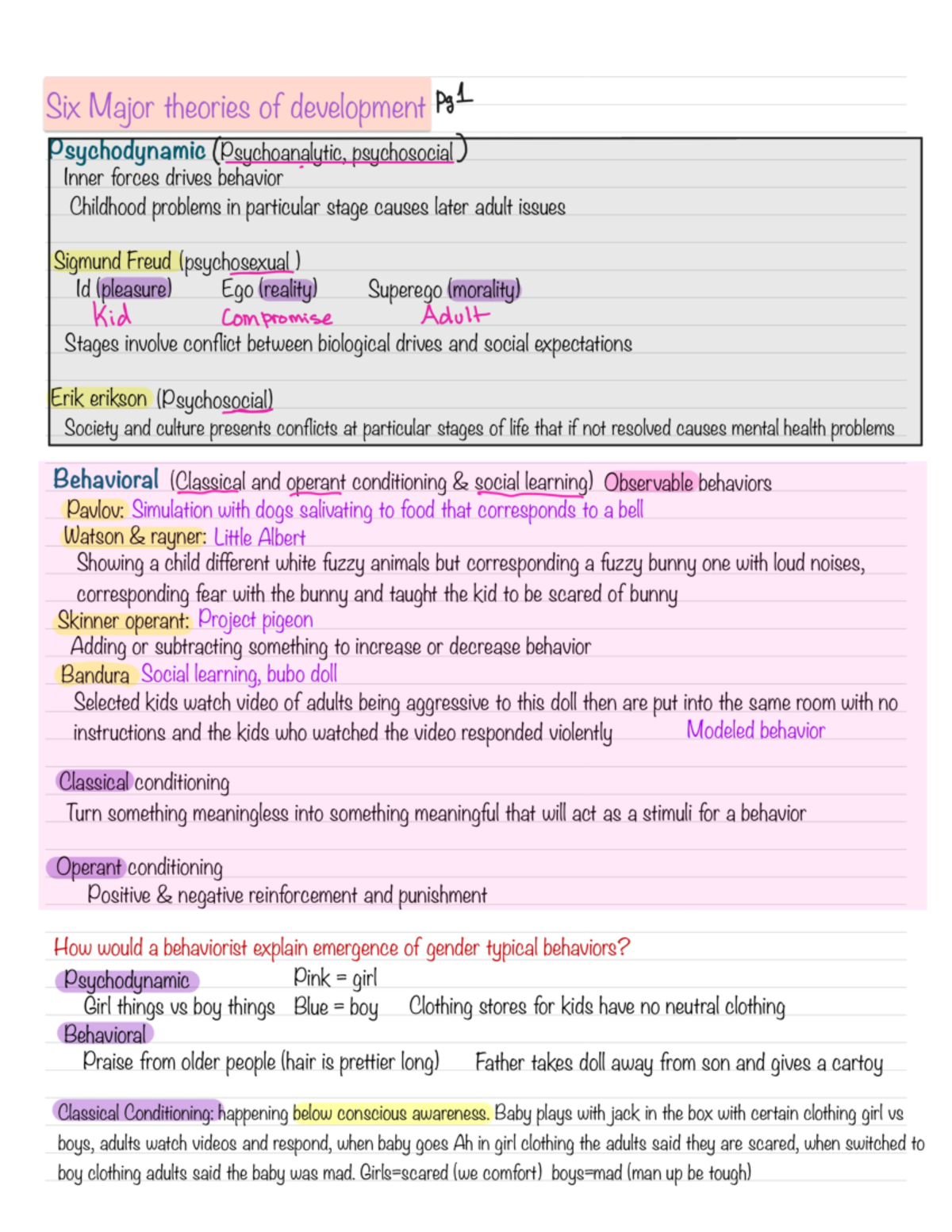 Psych 160 Ch1 textbook notes (cont.) - PSYC 160 - Studocu