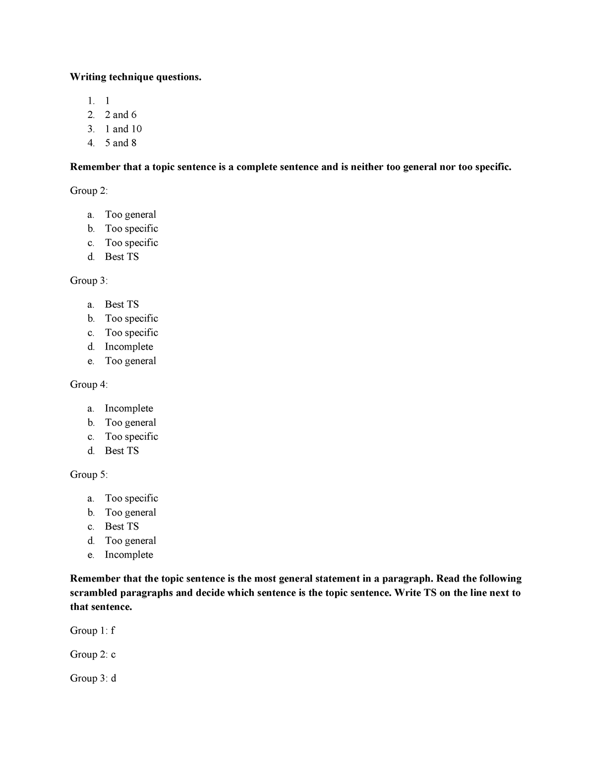 KNTB1.1 Key - Kĩ Năng Tiếng B1.1 - Writing Technique Questions. 1. 1 2 ...