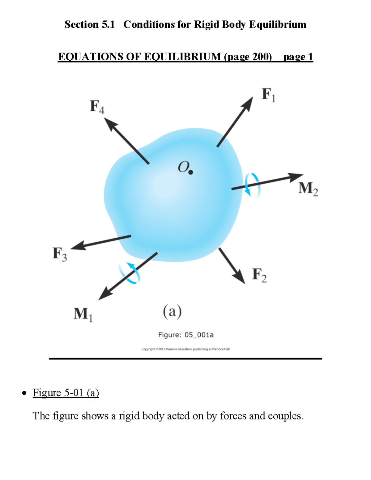 Week 5 Additional Notes - Section 5 Conditions For Rigid Body ...