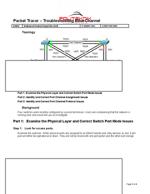 Packet Tracer - Troubleshoot HSRP - 17DDT19F Topology Addressing Table ...
