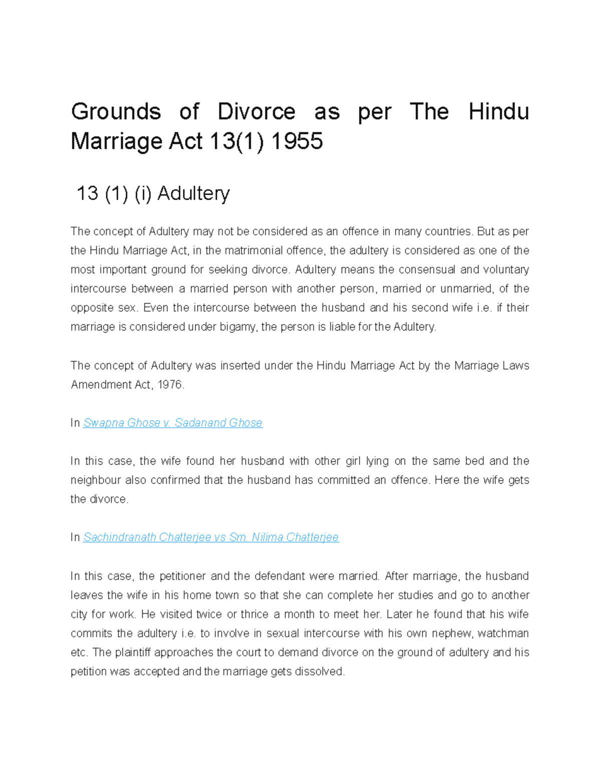 adultery-notes-hindu-marriage-act-grounds-of-divorce-as-per-the