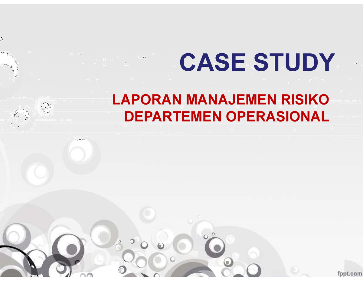 nissan risk management case study