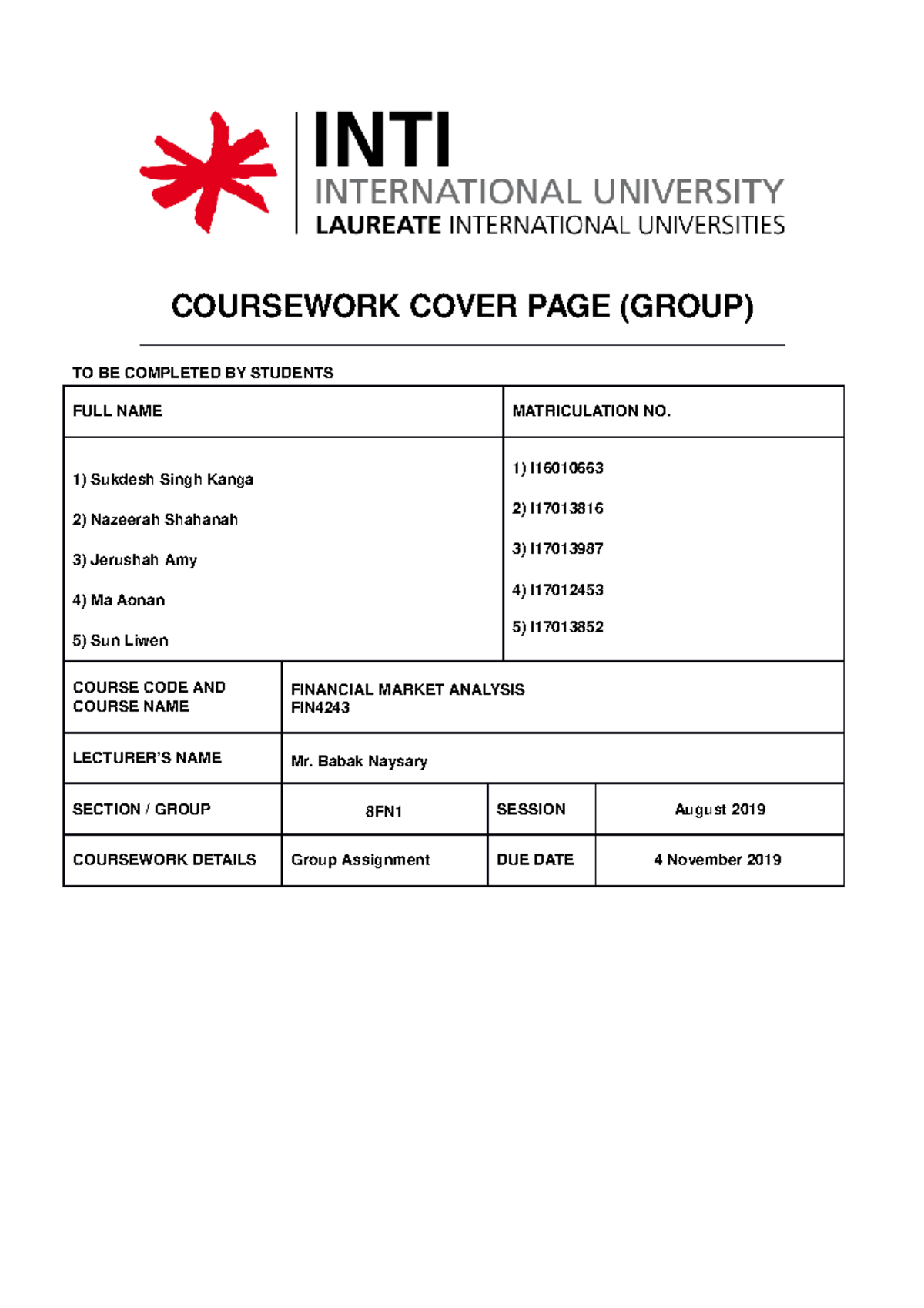 financial-market-analysis-2-coursework-cover-page-group-to-be