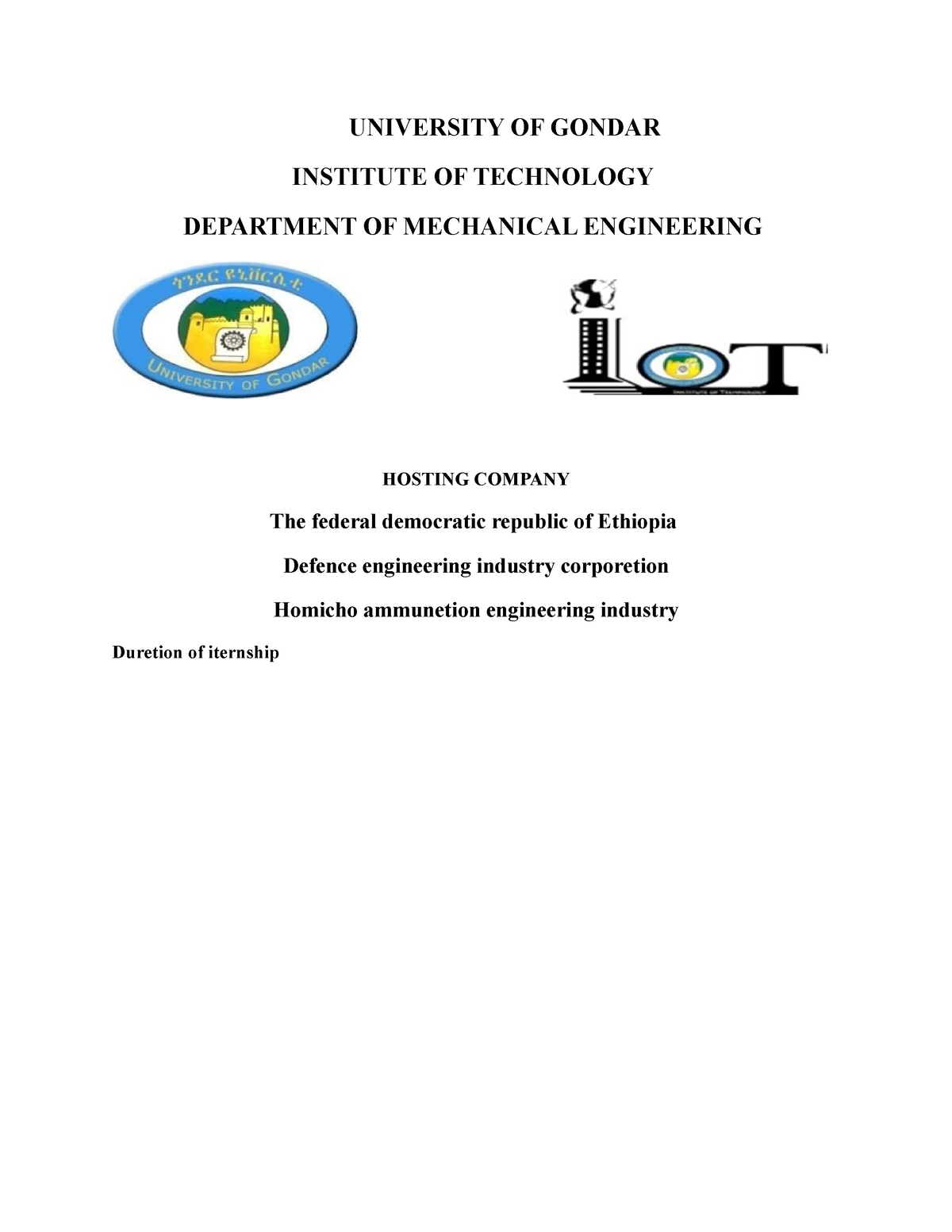 gondar university research proposal pdf