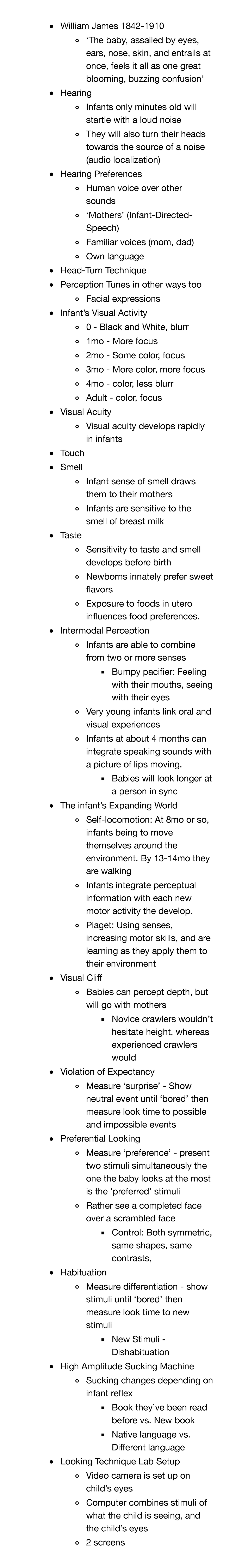 Lecture 08 - Infancy - Winter 2016 Professor Amber Ankowski - William ...