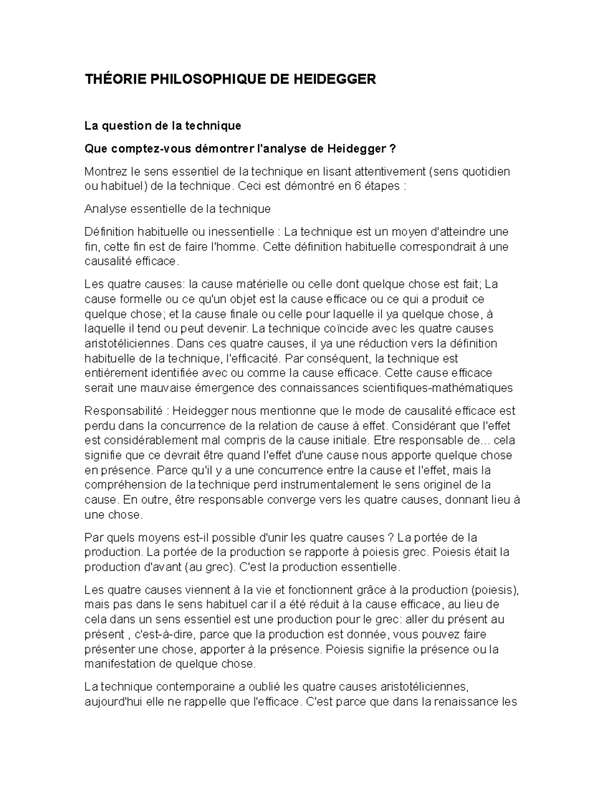 Th orie Philosophique De Heidegger PHILOSOPHIQUE DE HEIDEGGER La