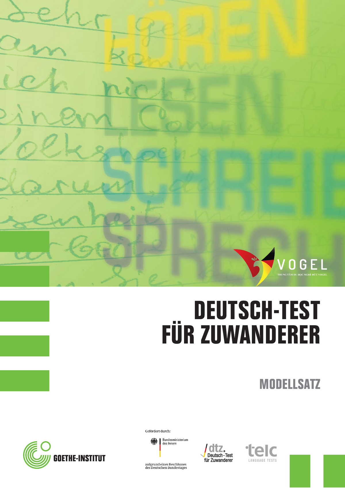 Deutsch-Test Für Zuwanderer Modellsatz Zertifikat Goethe A2 - Idioma ...