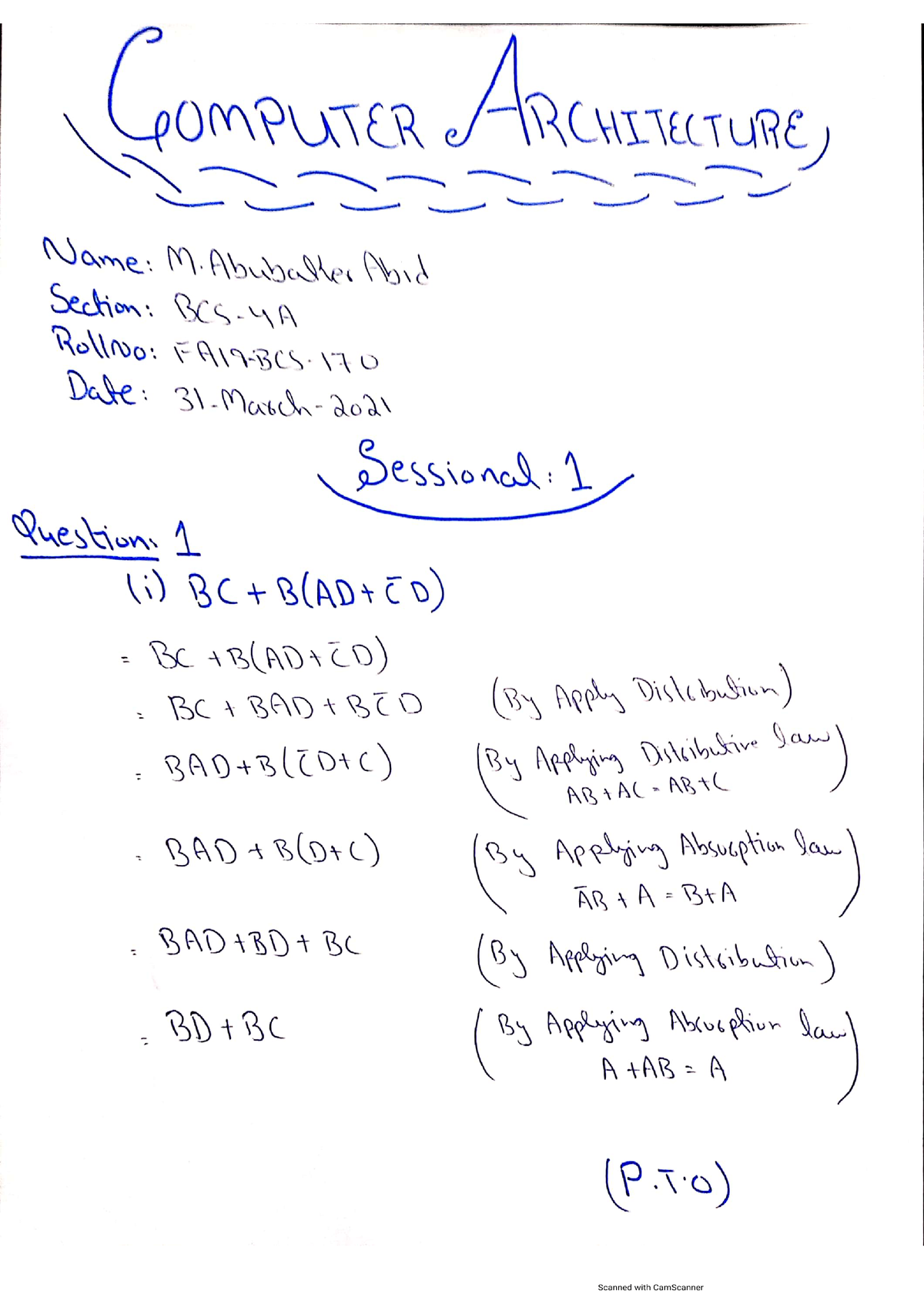 Software Design And Computer Architecture - Software Design And ...