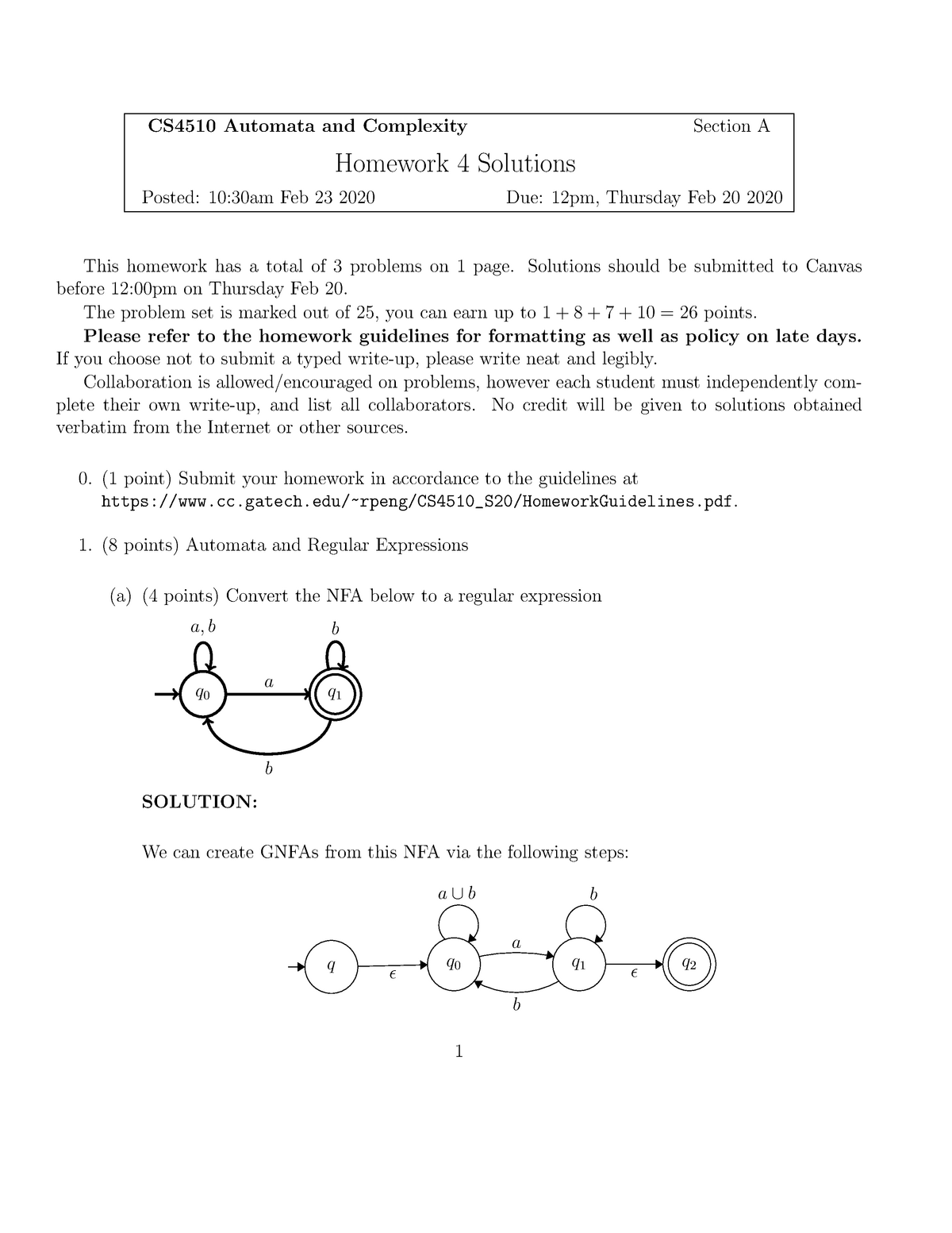 practice-questions-cs4510-automata-and-complexity-section-a-homework