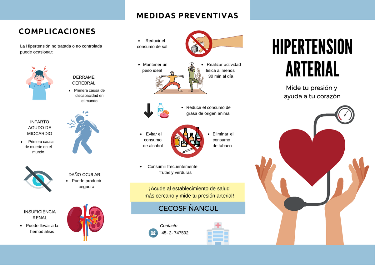 Triptico De La Hipertension Y Hipotension | Images and Photos finder