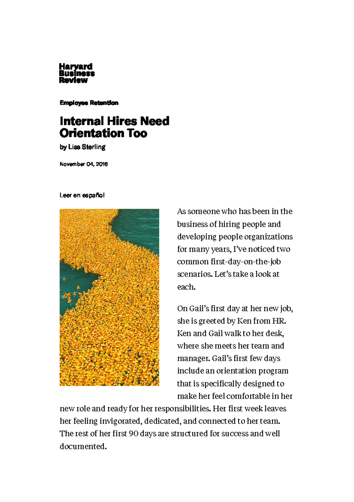 Internal Hires Need Orientation Too - Employee Retention Internal Hires ...