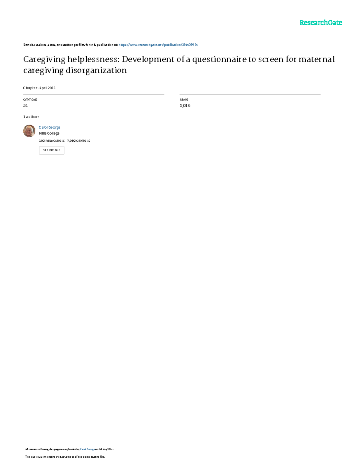 George Solomon Cgv Helplessness Ch - See discussions, stats, and author ...