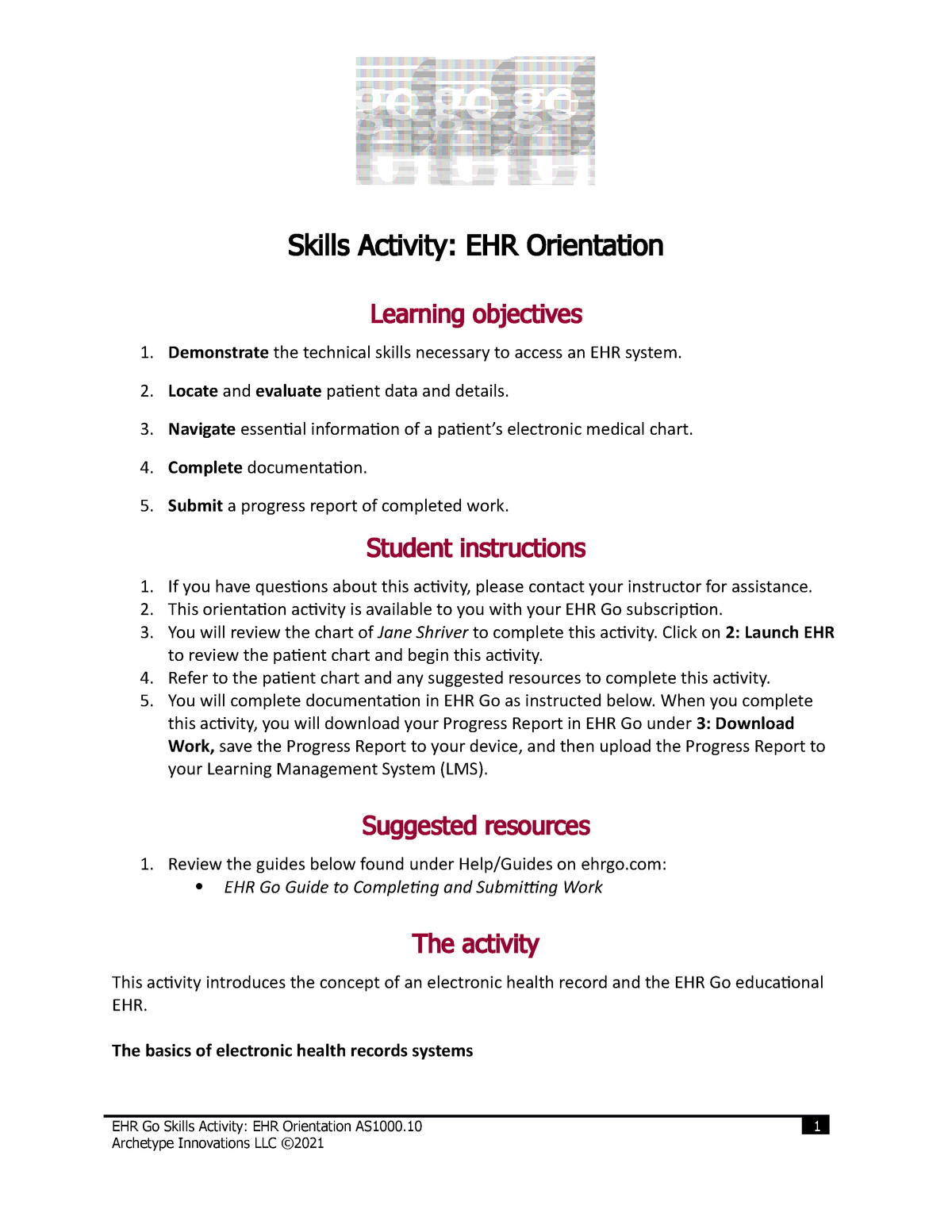 connect orientation assignment