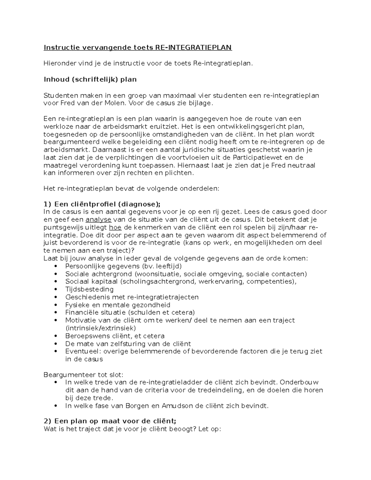 Toets 1 Juni 2020, Vragen - Instructie Vervangende Toets RE ...