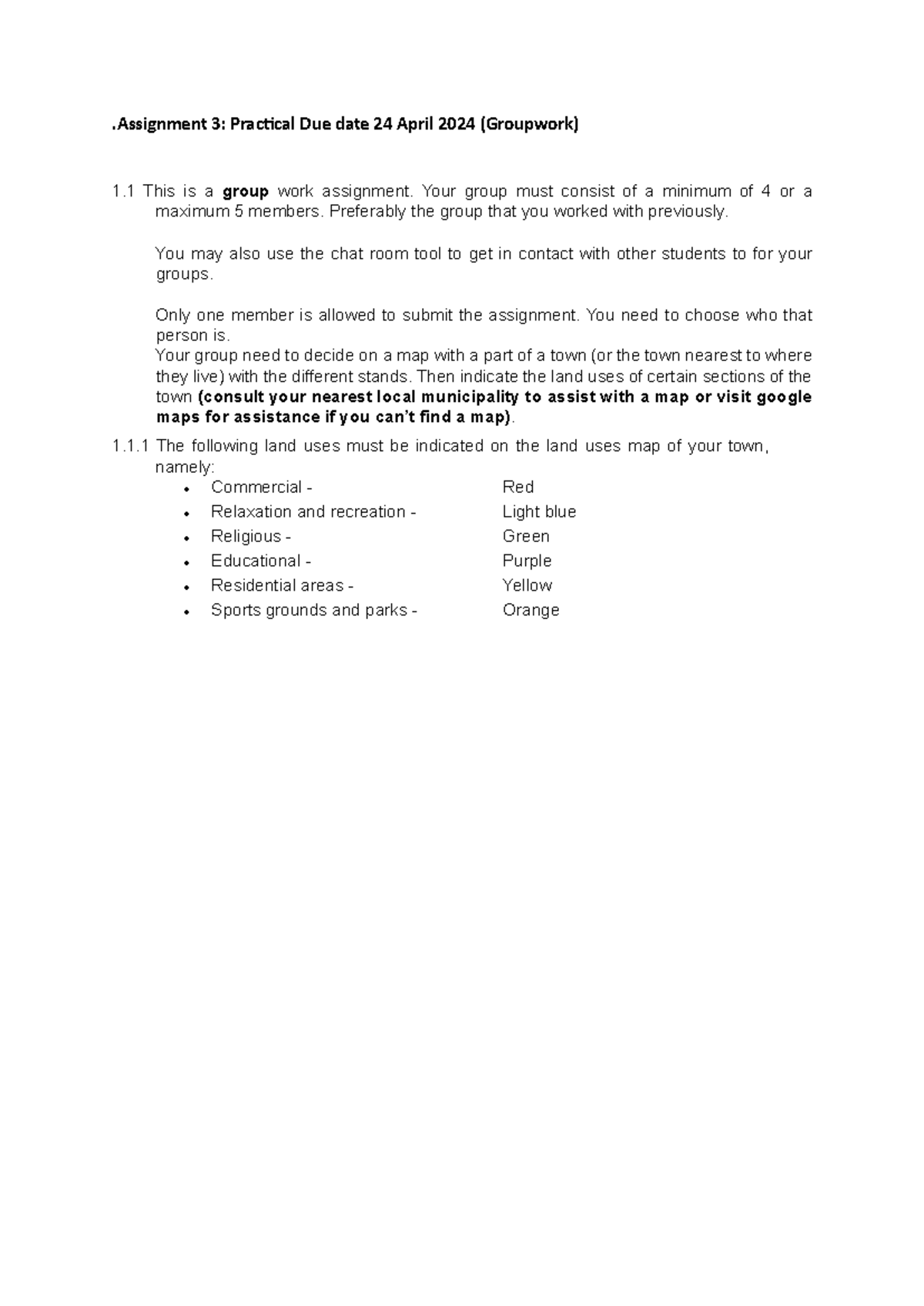 SSCE 311 Assignment 3 Practical 2024 - .Assignment 3: Practical Due ...