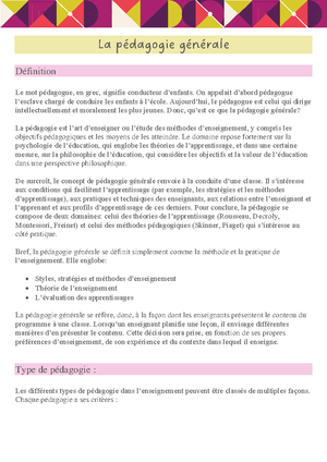 Distinction entre quelques termes pédagogiques - Dans l'histoire de la ...