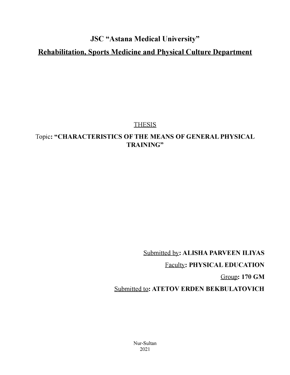 thesis topics in physical medicine and rehabilitation