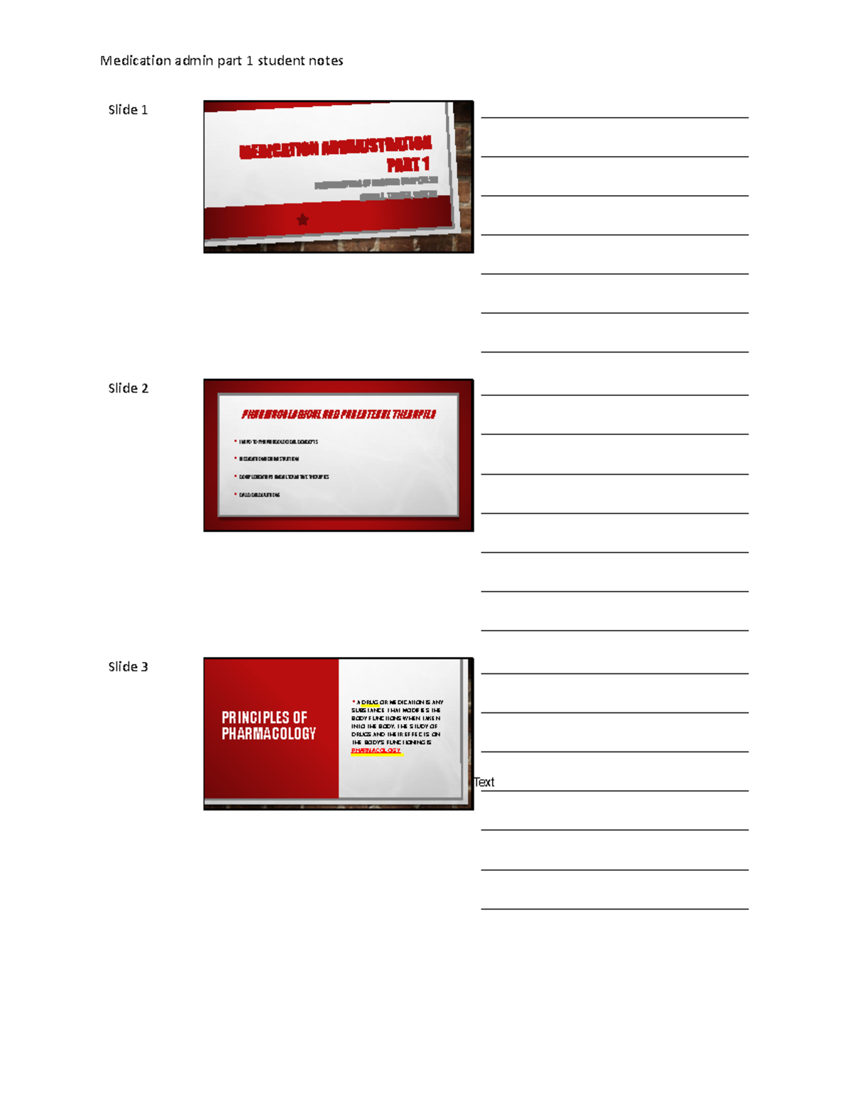 Chapter 29 student notes page part 1 - Slide 1 ...