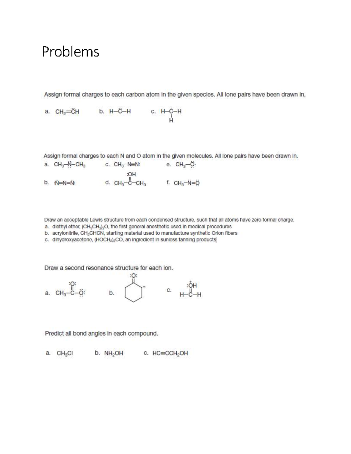 Chem problems -1 - ORGANIC CHEMISTRY - Introduction to Organic ...