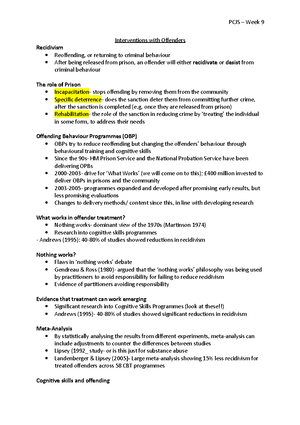 Offender and Geographical Profiling - PCJS - Offender and Geographical ...