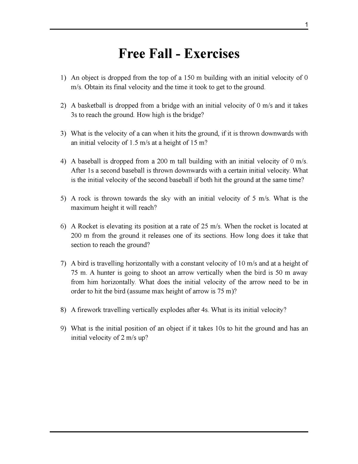 exercises-free-fall-exercise-sheets-with-practice-problems-1-free