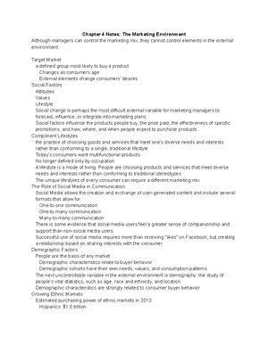 MTKG 2500 - Summary of Chapter 3 - Ethics and Social Responsibility ...