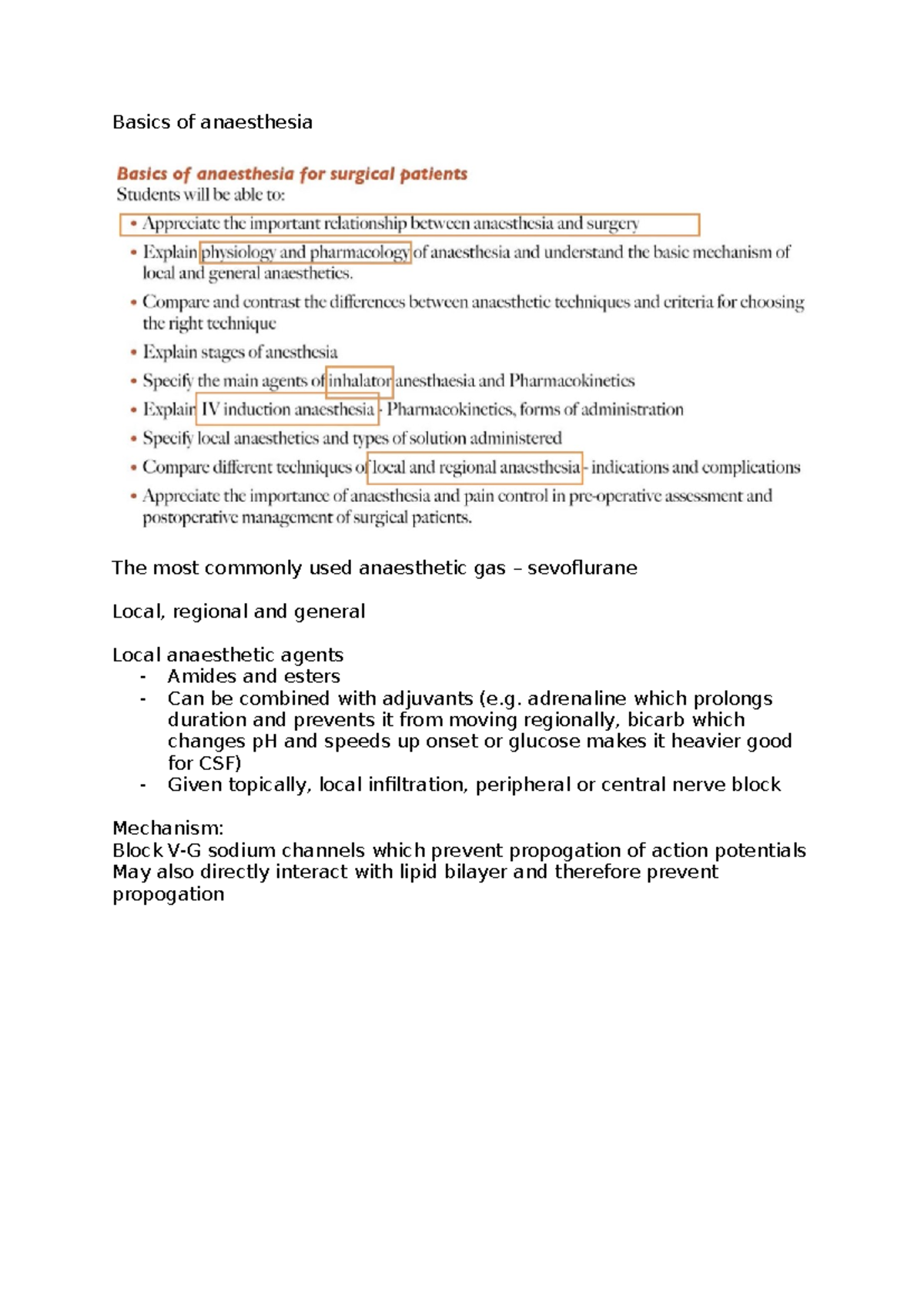 Basics of anaesthesia - adrenaline which prolongs duration and prevents ...