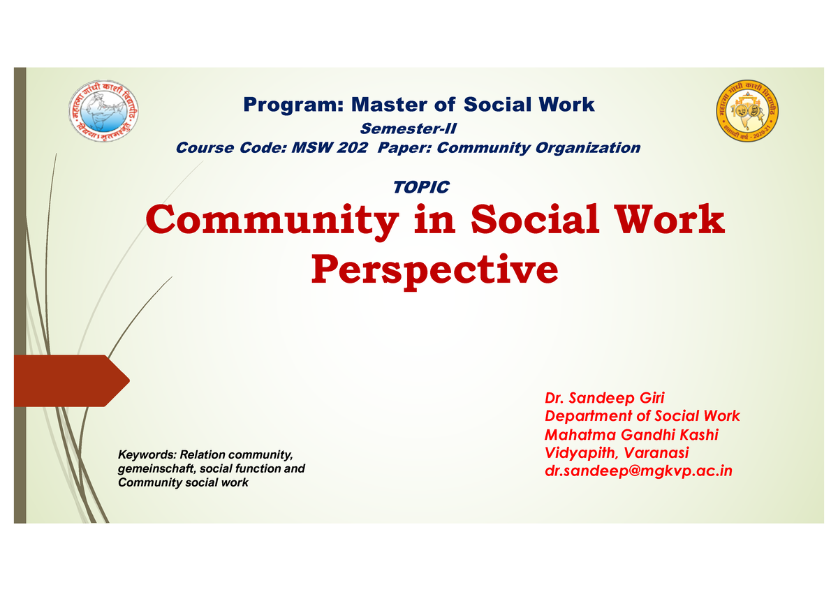 2576-community-in-social-work-perspective-pdf-community-in-social