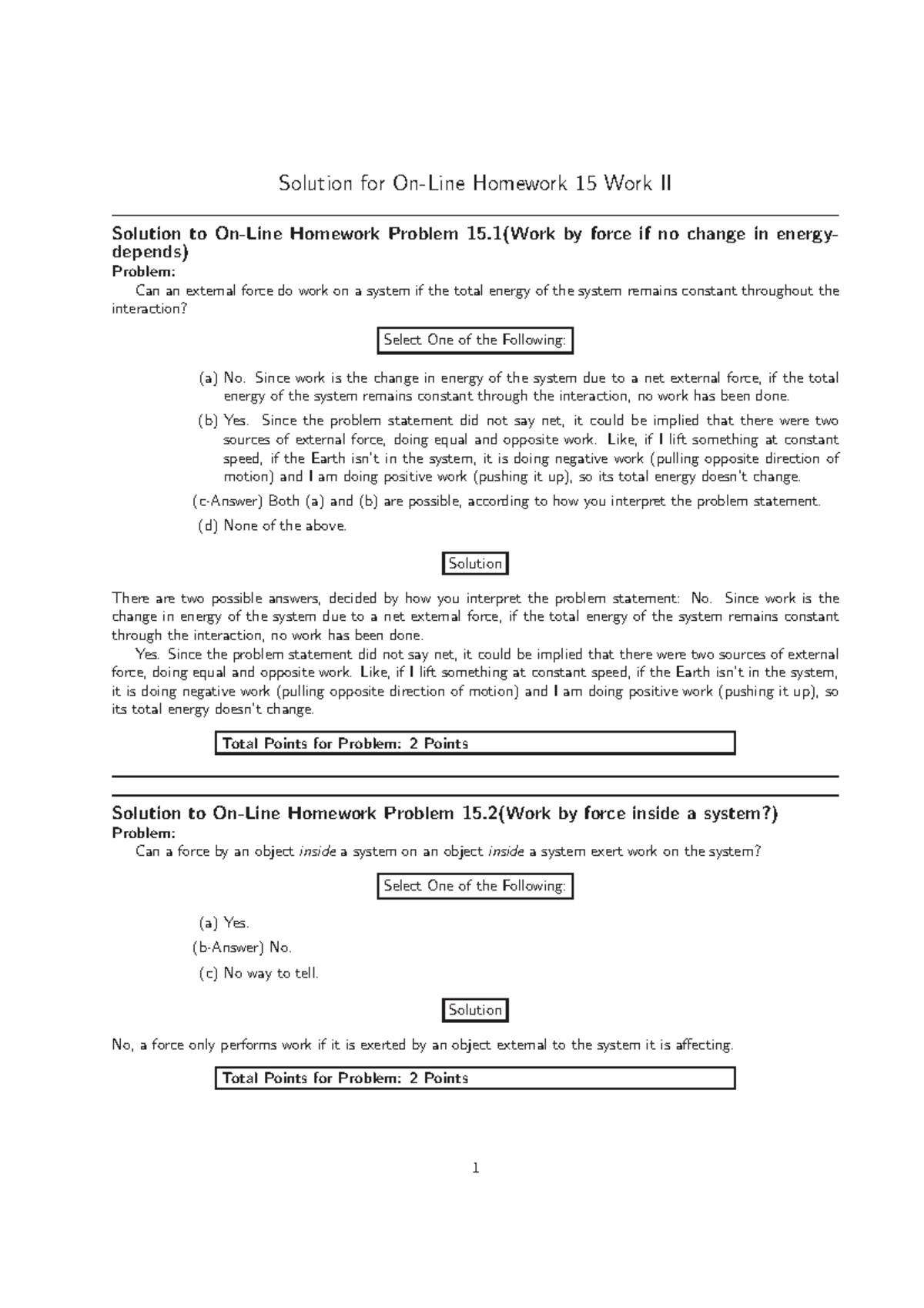 for homework a student has to complete 15 problems