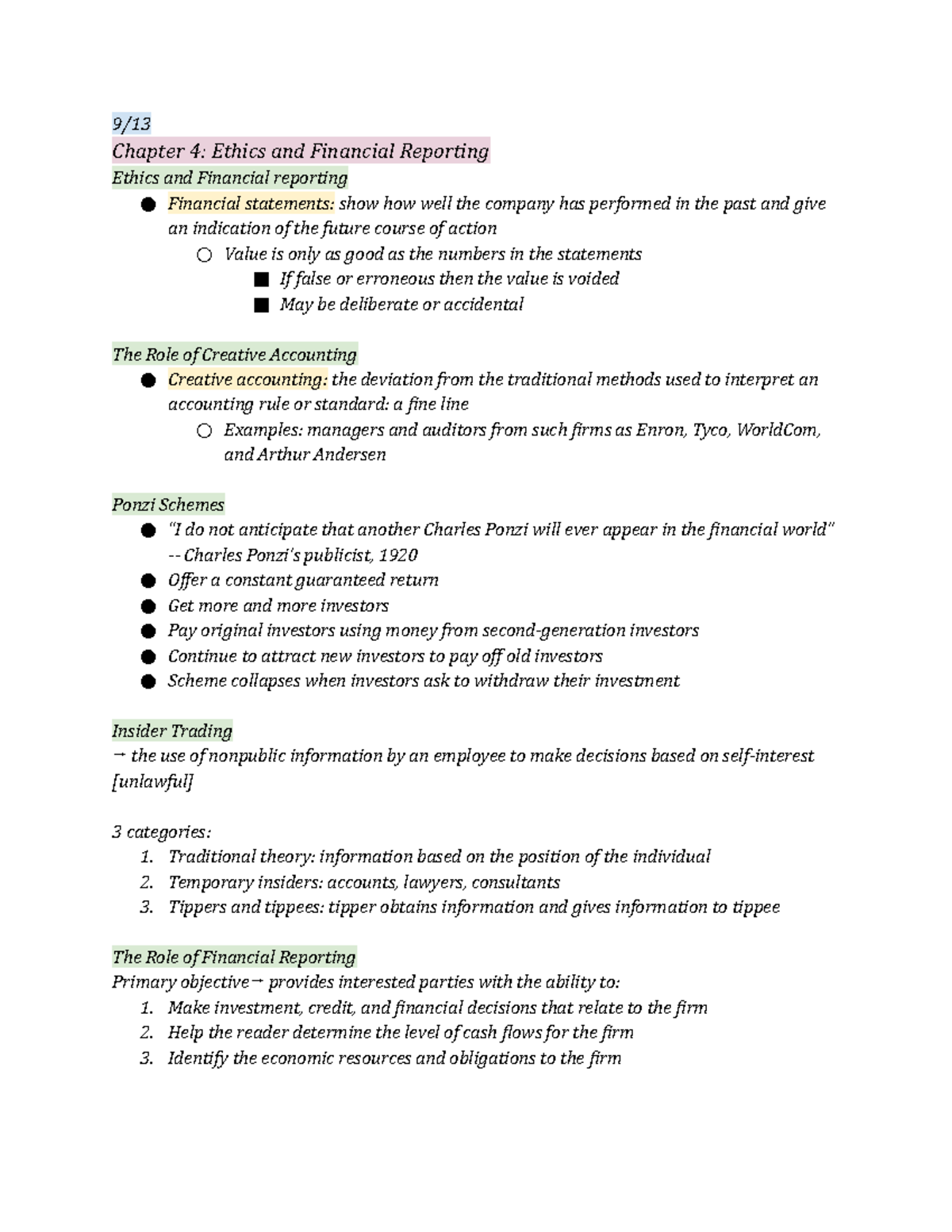 Exam 2 - Notes Are Based On Lecture Material And Were Directly Used For ...