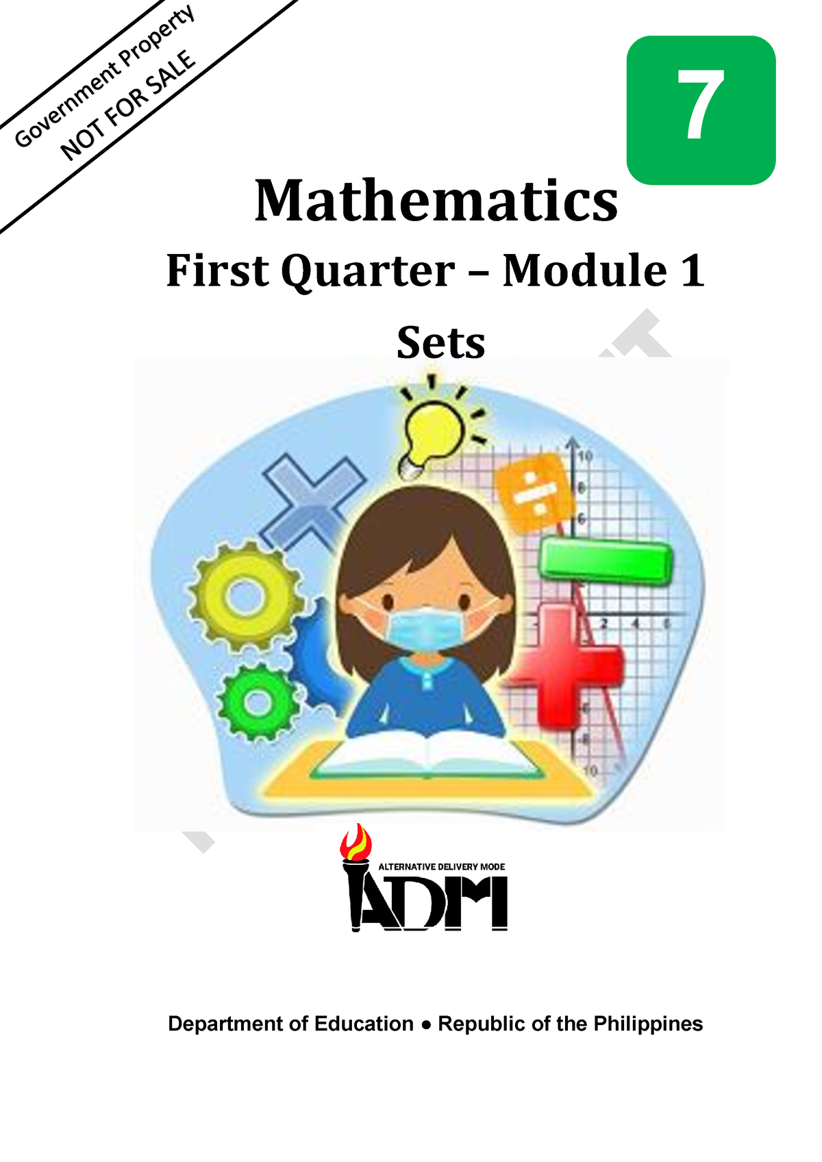 Mathematics 7 Q1 Mod1 Sets V5 - Mathematics First Quarter – Module 1 ...