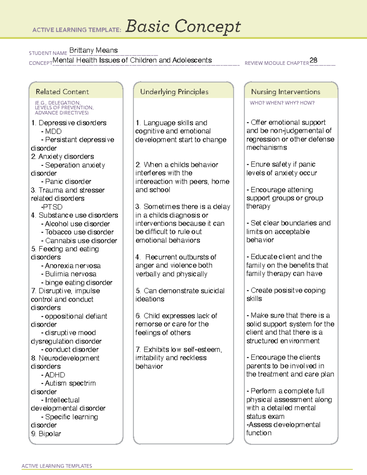 Basic Concept #2 - Active Learning Templates Basic Concept Student Name 