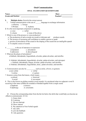 Amoncio MAY WEEK1 4Q Reading Writing - GRADE 11 DAILY LESSON LOG School ...