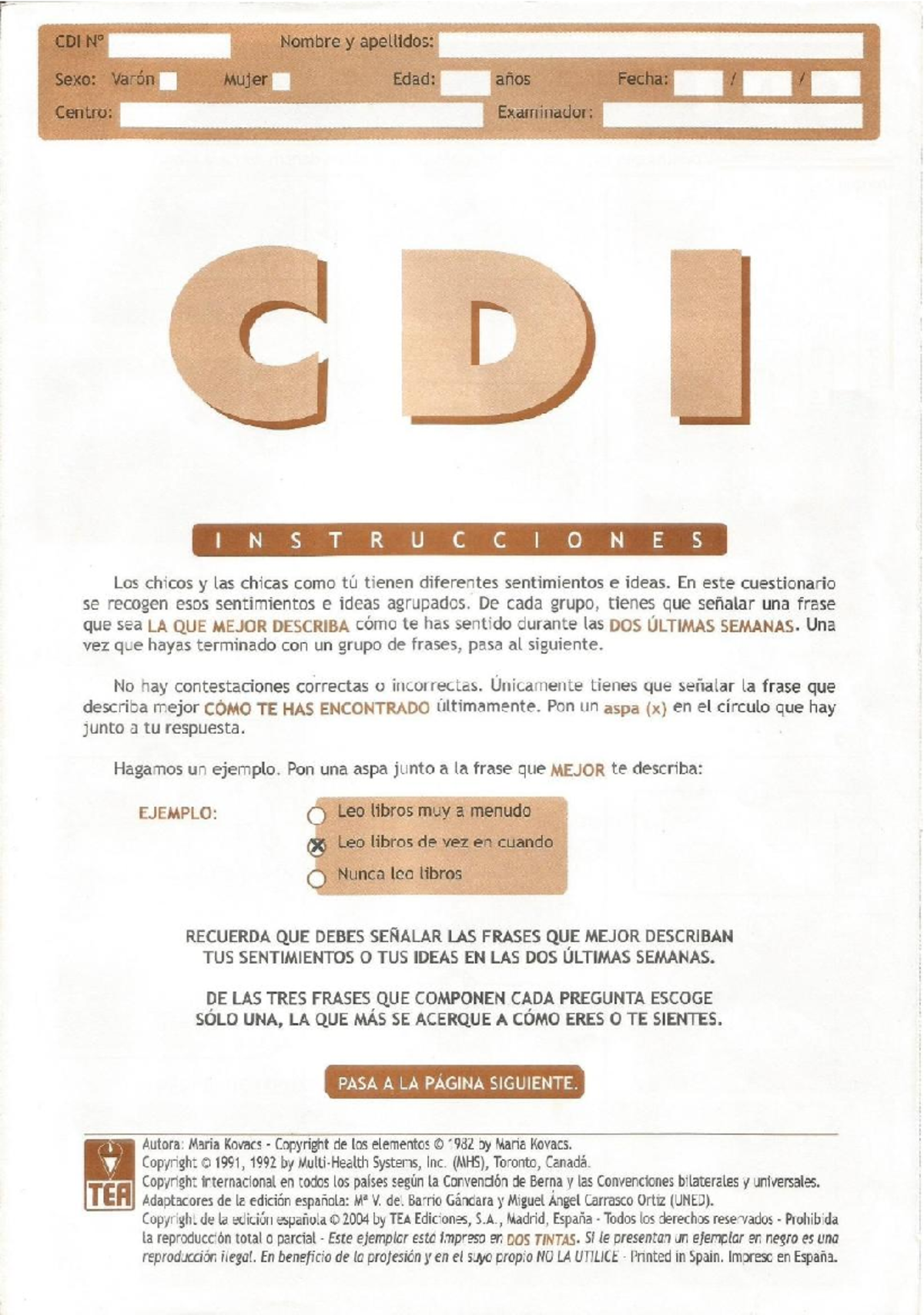 Cuadernillo CDI - Para que prácticas el protocolo - Pruebas ...