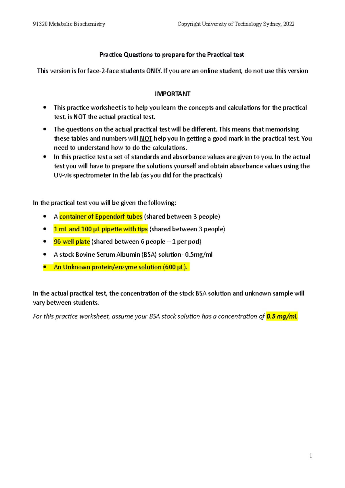 91320 - MB - Practical test mock example - Practice Questions to ...