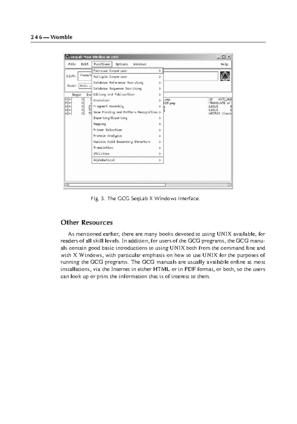 Introduction to bioinformatics-87 - 2 4 6 — Womble Other Resources As ...