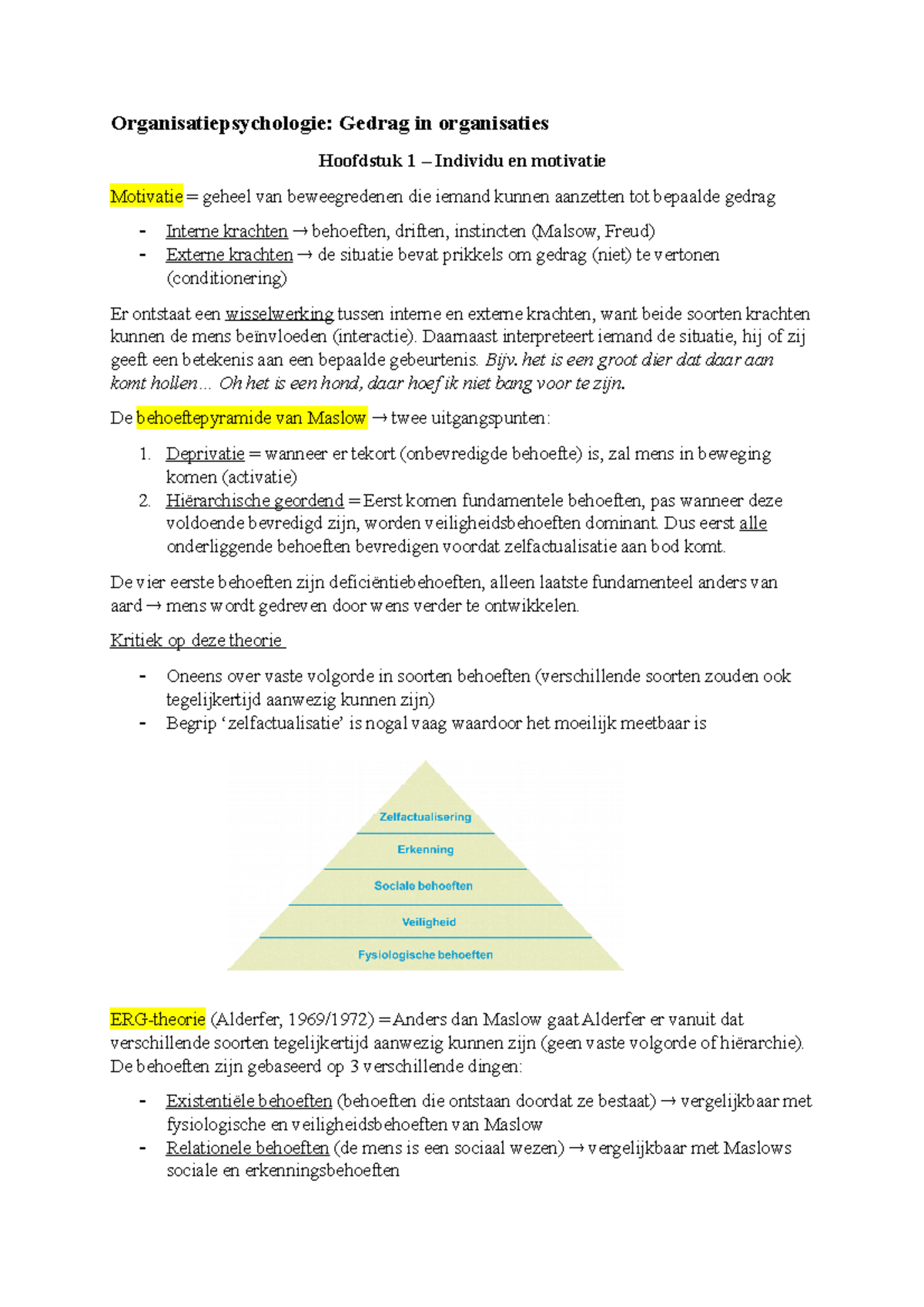 Organisatiepsychologie - Gedrag In Organisaties ...