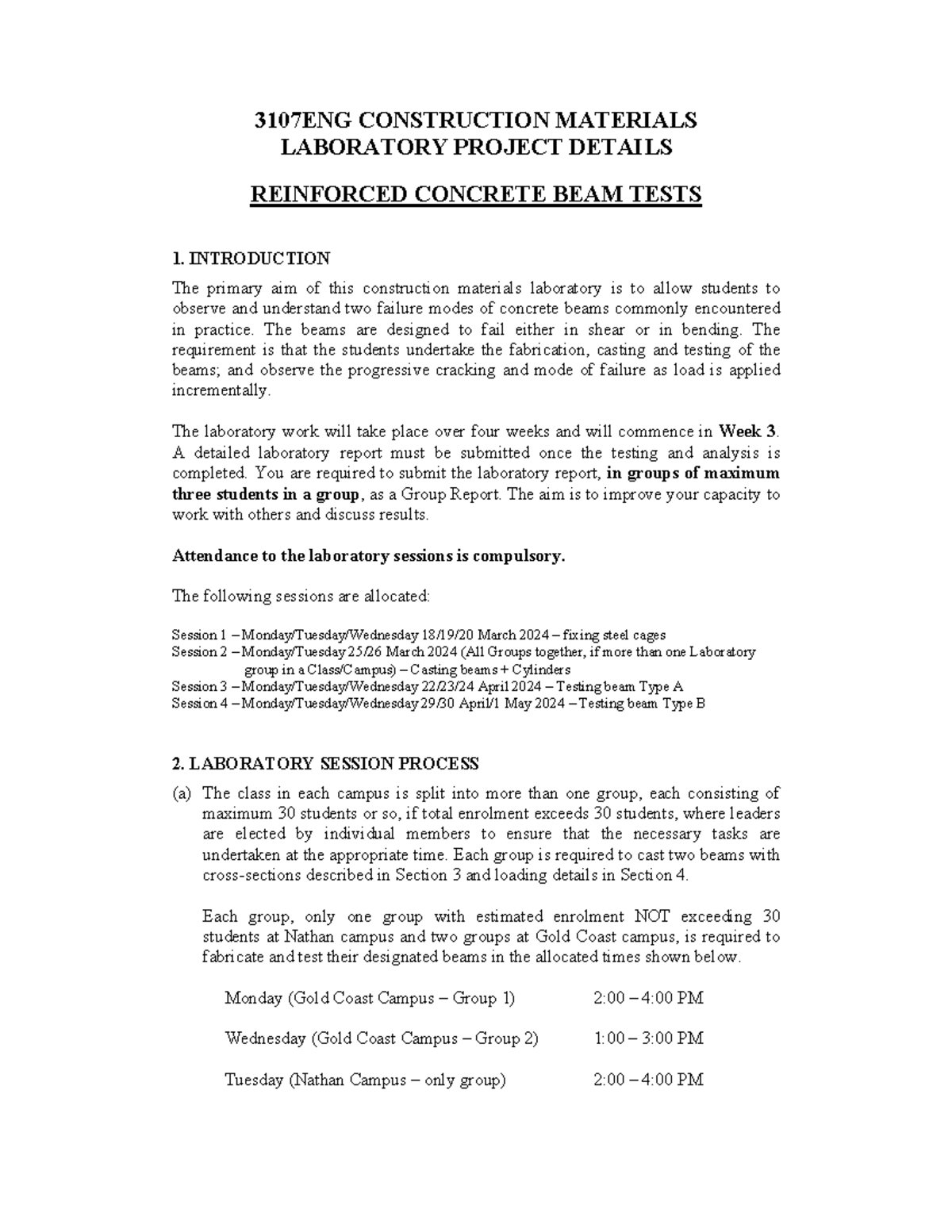 3107ENG Laboratory Project-5 - 3107ENG CONSTRUCTION MATERIALS ...