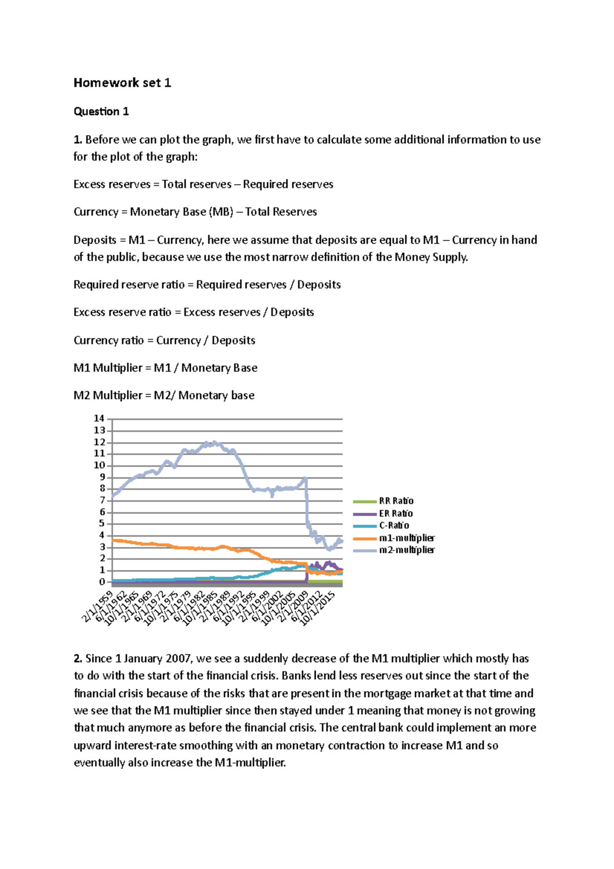 Homework set 1 MFP - Homework set 1 Question 1 1. Before we can plot ...
