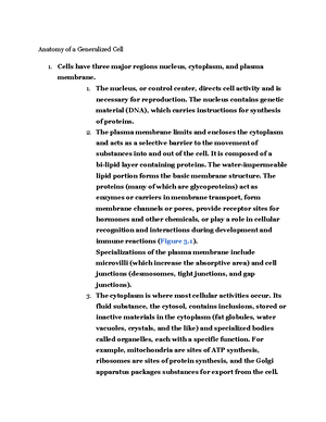 BIOL-2401 Textbook Notes (Ch 2.1 And 2.2A) - Anatomy & Physiology ...