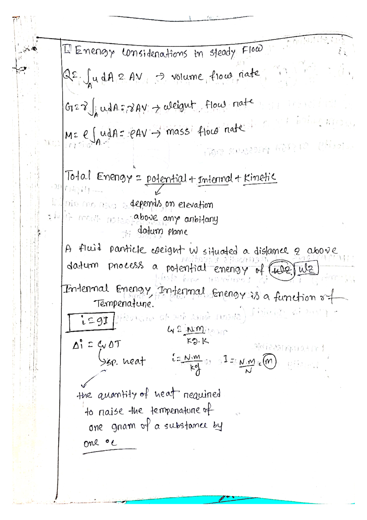 Energy Equation of Fluid Flow - Fluid Mechanics - Studocu