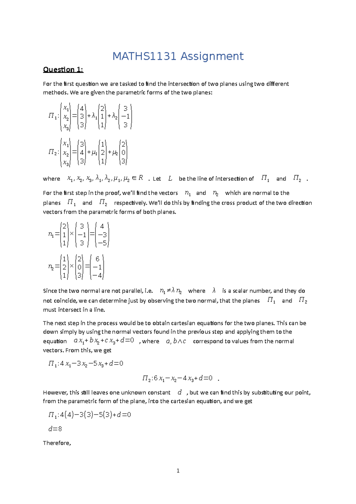 maths-1131-assignment-maths1131-assignment-question-1-for-the-first